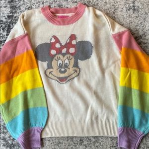 Tokyo Disney Rainbow Minnie Sweater